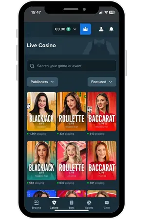Funky Time in Live Casino lobby